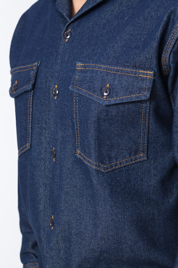 CAMISA INDIGO MANGA LARGA PARA HOMBRE - Imagen 2