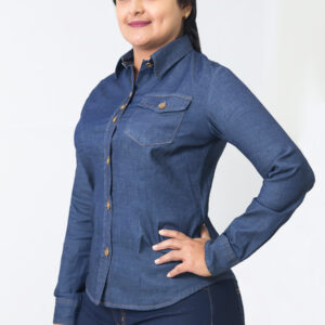 BLUSA INDIGO LIVIANO MANGA LARGA