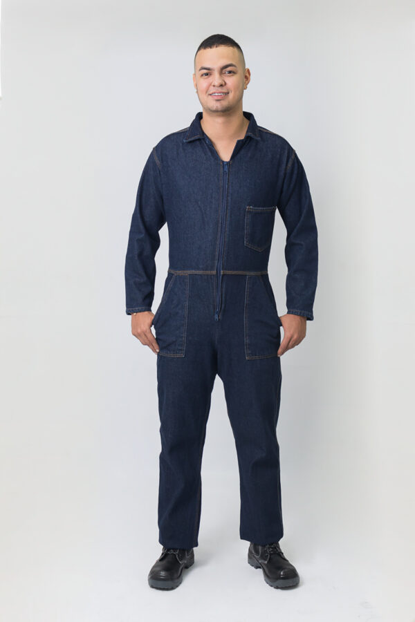 OVEROL INDIGO MANGA LARGA PARA HOMBRE