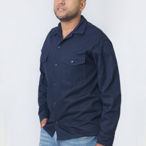 CAMISA EN DRIL MANGA LARGA